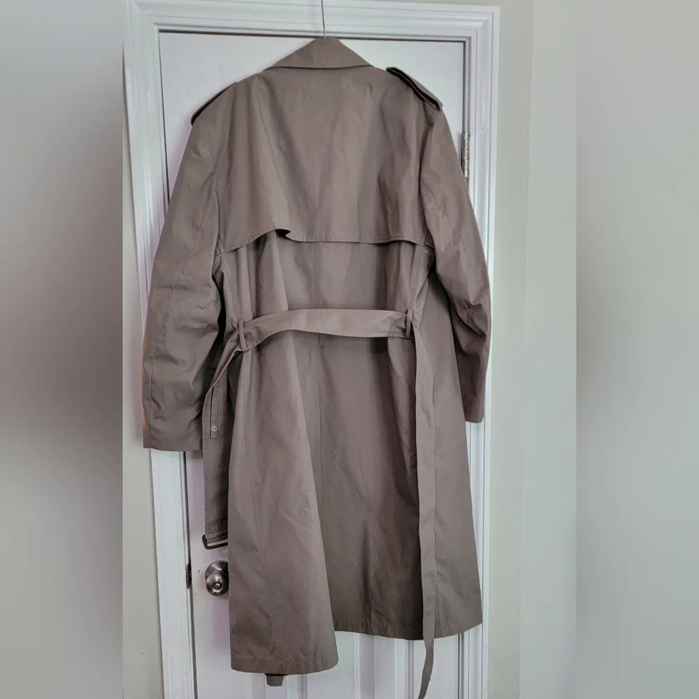 London Fog Mens Trench Coat. Size 42 Reg - Picture 2 of 12
